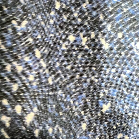 Michael Kors blue speckled elastic waist casual legging pants size medium M B84 - Picture 3 of 5